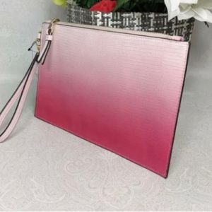 INC Molyy pink ombré wristlet